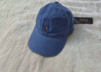 Nowa niebieska czapka z daszkiem Ralph Lauren z metką