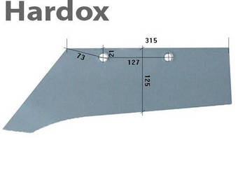 Lemiesz 300hektarów HARDOX 436/L części do pługa DIN