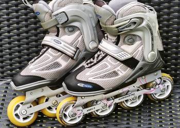 Rolki Hy Skate, rozmiar 37,0 wkładki 24,0 cm ABEC 5 Jak nowe.