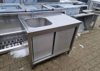 Zlew Gastronomiczny 1 Komorowy Z Drzwiami 100/60/85