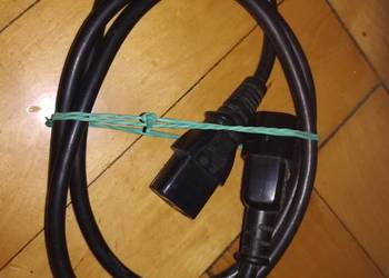 Kabel przedłużacz 1,8m zasilający do komputera monitora proj