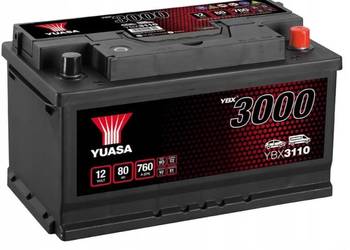 Akumulator 12V 80Ah 760A Yuasa Standard  Prawy Plus