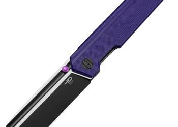 Nóż składany Bestech Tardis Purple G10, Black DLC/Satin D2 by Ostap Hel (B…