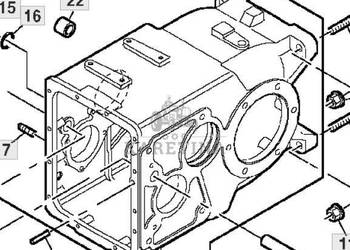 John Deere 9780CTS 9780i CTS 2005rok Obudowa Skrzyni Biegów AH140410