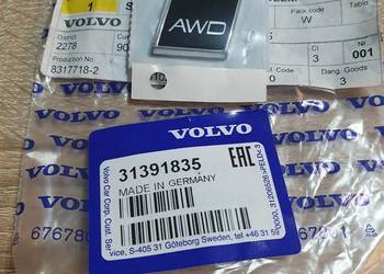 VOLVO S80 V90 S90 V60 V70 XC70 EMBLEMAT KLAPY TYŁ 31391835