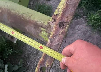 Claas dominator 76 Rama belka osi tylnej