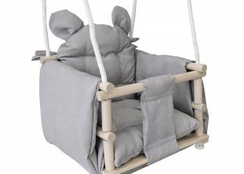 Huśtawka kubełkowa drewniana z materacem hurtownia/sklep wysyłka 48H