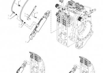 New Holland T6090 Łącznik 681mm - 856mm 84179059