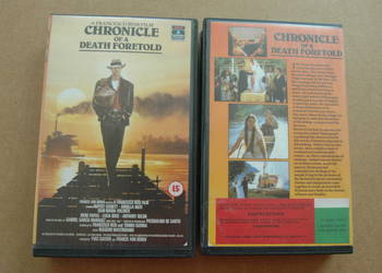 Oryginalny Film VHS , Chronicle of death foretold