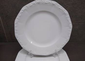 Talerz płytki Rosenthal Biała Maria Classic Rose