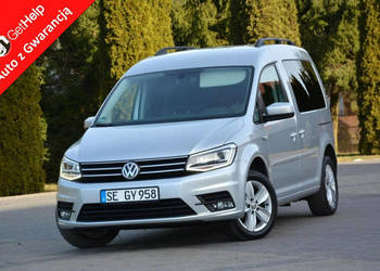 Volkswagen Caddy DSG Ledy Radar ACC Kamera HAK Klimatronic Relingi Parktro…