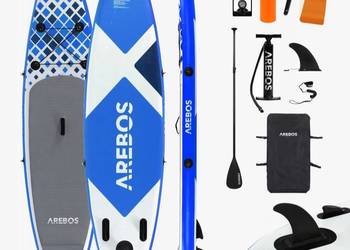 Deska SUP AREBOS SUP320DB 320
cm niebieska