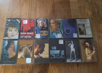 Kasety Wham George Michael Mariah Carey Sade Madonna Cas.Wilson Chris Rea