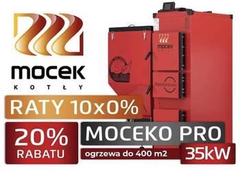 Kocioł ekogroszek, pellet,  Moceko PRO piec c.o. 35 kW