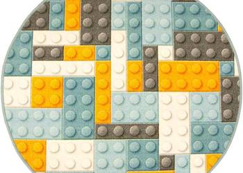 Dywan dziecięcy okrągły LEGO