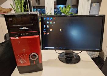 ZESTAW Komputer stacjonarny i monitor