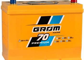 Akumulator 70Ah 620A Grom Racing Japan P+ Akumulator 70Ah 620A Grom Racing Japan P+