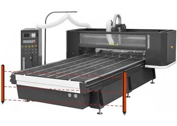 Frezarka CNC CORMAK C2030 IND (2000x3000) + stół hybrydowy