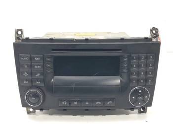 RADIO MERCEDES W203 A2038703489 00-07 ODTWARZACZ MULTIMEDIA, STEREO