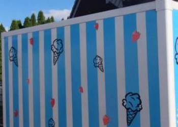 Przyczepa gastronomiczna lody granitor
