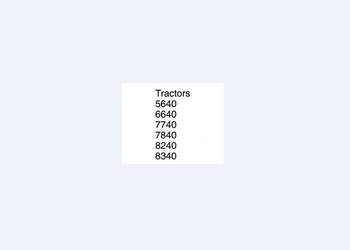 NEW HOLLAND 5640, 6640, 7740, 7840, 8240, 8340 katalog cz.