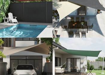 vidaXL Żagiel ogrodowy, tkanina Oxford(SKU:135139)