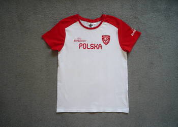 Koszulka kibica 134 Polska biało czerwoni