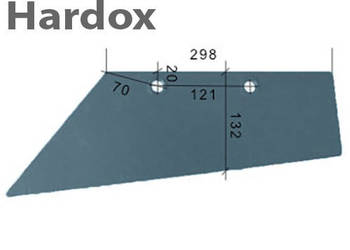 Lemiesz 300ha! HARDOX 1903685/L części do pługa LANDSBERG