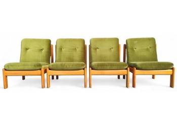 4 fotele vintage, Wilhelm Knoll, Niemcy, lata 50./60., modern retro