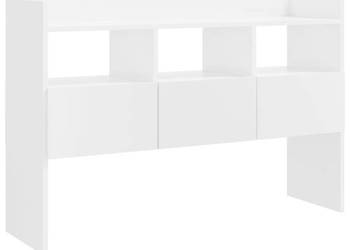 vidaXL Szafka, biała z połyskiem,(SKU:808383)