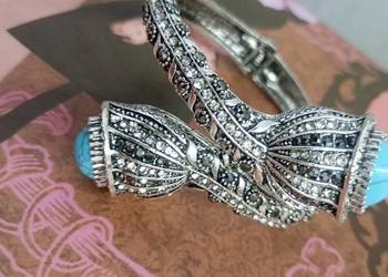 Cudna lśniąca elegancka bransoletka turecka