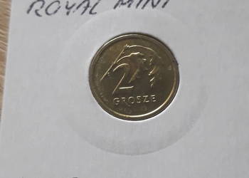 2 Grosze 2013 r. Royal Mint- najrzadsza