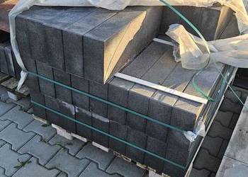 Palisada ogrodowa Hestra 10x20x60 cm grafitowa gładka Polbruk 49szt