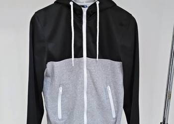 Szaro czarna bluza z kapturem Szaro czarna bluza z kapturem