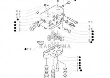 New Holland T6010 T6090 T6070 Zawór sterujący 5195791