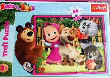 Puzzle Trefl Maxi 24 elementy Masza i Niedźwiedź