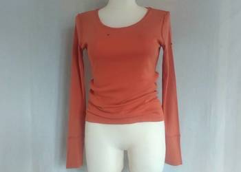 Bluzka damska Longsleeve pomarańcz r. S-M stan bdb