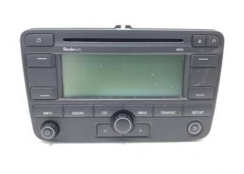 RADIO SKODA ROOMSTER 1Z0035191A 06-15 ODTWARZACZ MULTIMEDIA, STEREO