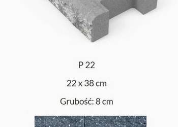 Moduły systemu ogrodzenia łupanego Muro 8 - P22, S22, daszek - grafit