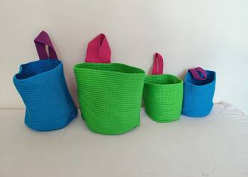 Koszyki plecione Ikea Stickat Organizery