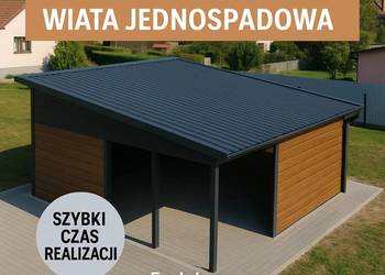 WIATA - Dwukolorowe ZADASZENIE | GARAŻ Blaszany| Carport | – ESSTAL-