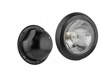 Reflektor przedni H4 12V przewód 0,7m WESEM (obudowa metalow