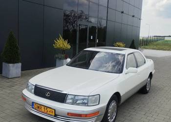 Lexus LS400 1UZ-FE Bezwypadkowy Japońska Legenda Biała perła nakamichi