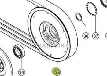 Claas Lexion 570 Koło Pasowe Napędu CZĘŚCI 0006287492 00 0628 749 2