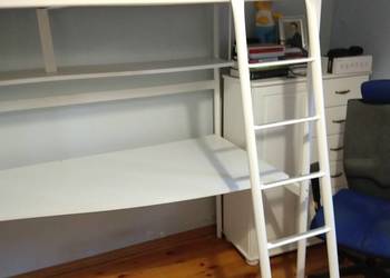 Łóżko piętrowe z biurkiem(IKEA)