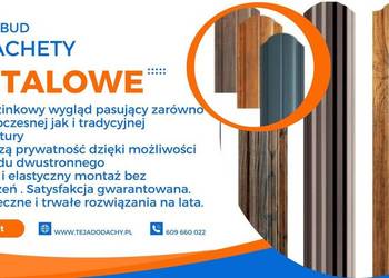 Sztachety metalowe -różne wzory i szerokości