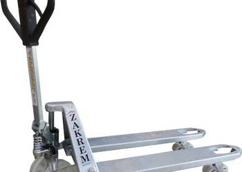 Ocynkowany wózek paletowyPOLSKI Zakrem. Paleciak ocynk