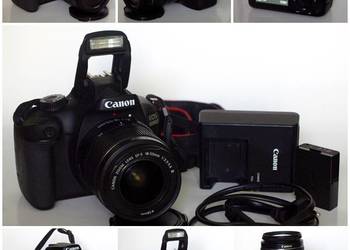 Canon eos 4000D z obiektywem i torbą na aparat.Bardzo ładny i zadbany.