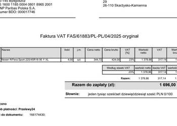 Opony letnie Nexen 225/45r18