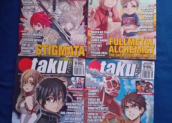 Magazyn Otaku, numery 1,2,3 i 4 / 2013. Brak dodatków.